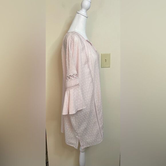 Victoria’s Secret Eyelet Nightgown Dress Tunic Blouse Top . Size Large. - Picture 11 of 16